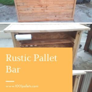 Rustic Pallet Bar
