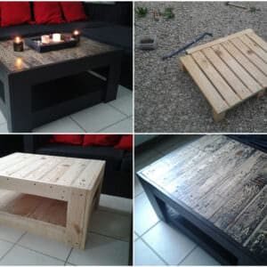Table basse en palette 1