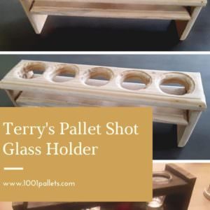 Terry's Pallet Shot Glass Holder