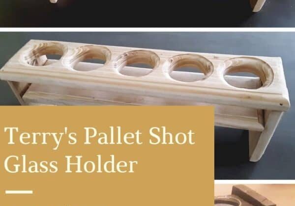Terry's Pallet Shot Glass Holder