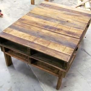 Two-pallet Rustic Pallet Coffee Table
