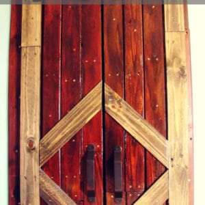 Using Your Old Pallets to Build a Barn Door